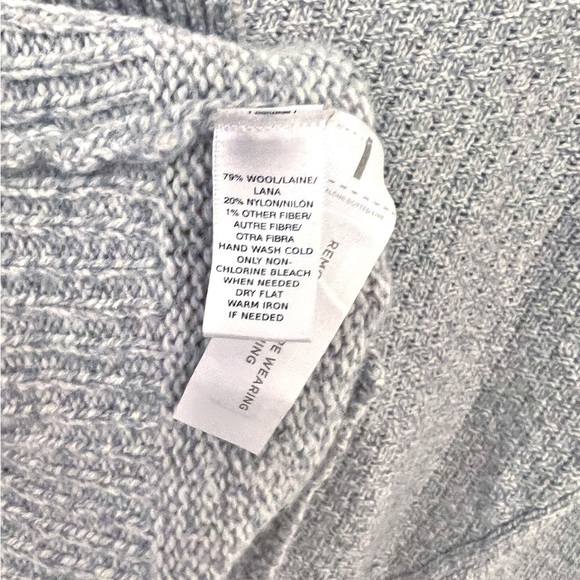 LOFT Wool Knit Sweater Gray, size small - Picture 2 of 3